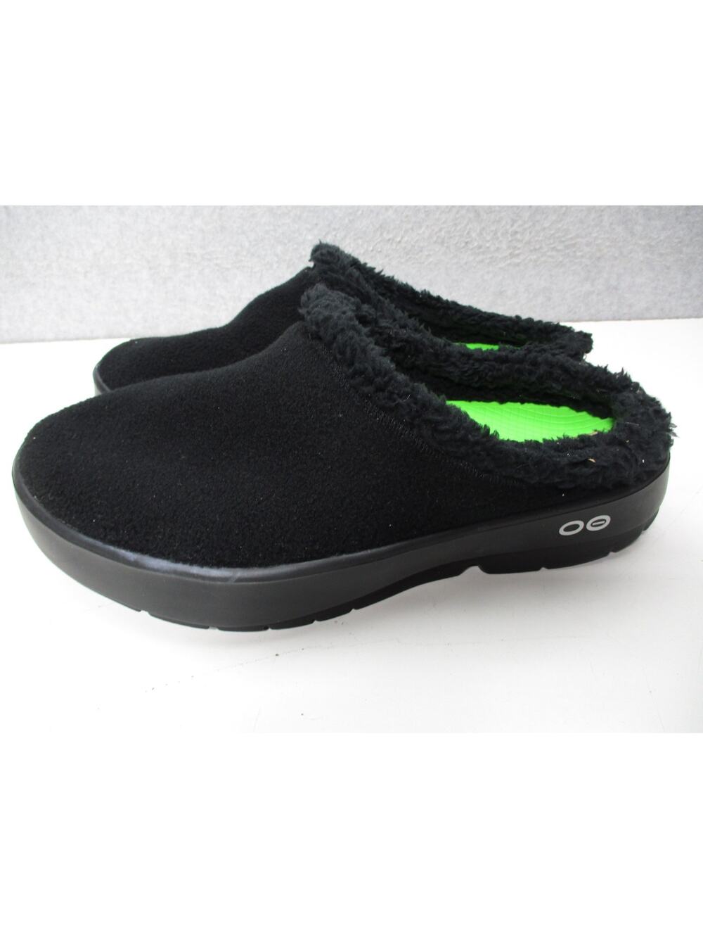 OOFOS OOcoozie Men’s Size 10.5 Mule Shoes Slides Sandals Slippers Black